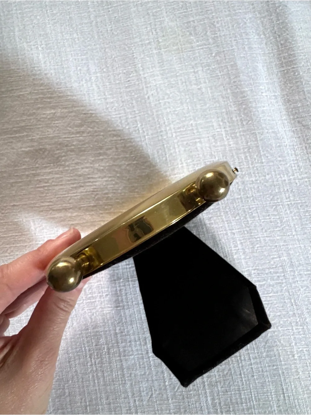 Solid Brass Vintage Oval 3”x 5” Picture Frame